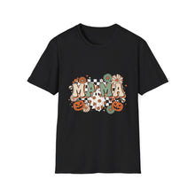 Load image into Gallery viewer, Fall Themed Mama T-Shirt, Halloween Shirt, Unisex Tee, Gift for Mom, Autumn Fashion