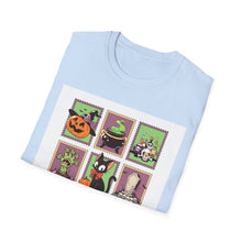 Load image into Gallery viewer, Spooky Halloween T-Shirt for Adults, Unisex Softstyle Tee, Perfect for Halloween Parties, Trick-or-Treat, Costume Wear, Fall Fashion