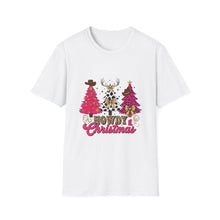 Load image into Gallery viewer, Howdy Christmas Unisex T-Shirt - Festive Apparel for Holiday Cheer, Christmas Gift, Family Gathering, Fun Party Shirt, Casual Wear