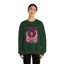 Load image into Gallery viewer, Bohemian Inspirational Sweatshirt, Empowering Gift for Her, Cozy Crewneck for Daily Wear, Spiritual Fashion, Perfect for Any Occasion