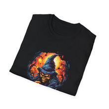 Load image into Gallery viewer, Something Wicked This Way Comes Unisex Softstyle T-Shirt, Halloween Shirt, Witch Tee, Fall Shirt, Casual Graphic Tee
