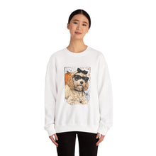 Load image into Gallery viewer, Fall Ready Dog Lover Sweatshirt, Cute Pet Apparel, Halloween Crewneck, Cozy Graphic Sweatshirt, Gift for Dog Parents, Unisex Dog Sweatshirt