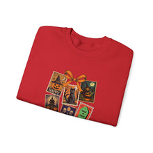 Load image into Gallery viewer, Halloween Pumpkin Sweatshirt, Cozy Fall Crewneck, Unisex Sweatshirt, Seasonal Fashion, Trick or Treat Top, Halloween Gift