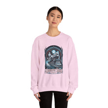 Load image into Gallery viewer, Haunted Rails Sweatshirt - Spooky Cozy Crewneck for Halloween, Perfect Gift for Ghost Lovers, Unisex Casual Wear