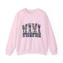 Load image into Gallery viewer, Floral Graphic Crewneck Sweatshirt, Cozy Unisex Sweatshirt, Everyday Comfort Sweatshirt, Flower Print Pullover, Trendy Gift Ideas