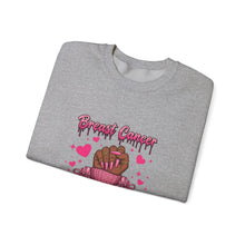 Load image into Gallery viewer, Breast Cancer Survivor Sweatshirt, Cozy Pullover for Awareness, Gifts for Survivors, Supportive Cancer Message, Comfortable Crewneck