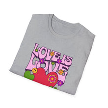 Load image into Gallery viewer, Pride Month T-Shirt, Love Is Love Graphic Tee, Unisex LGBTQ+ Apparel, Softstyle Pride Shirt, Inclusive Fashion, Celebratory Gift