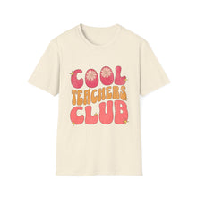 Load image into Gallery viewer, Cool Teachers Club T-Shirt, Teacher Appreciation Gift, Back-to-School Shirt, Fun Teacher Tee, Casual Classroom Attire