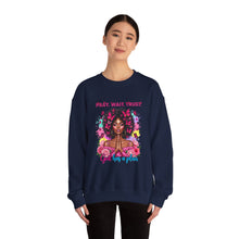 Load image into Gallery viewer, Bohemian Inspirational Sweatshirt, Empowering Gift for Her, Cozy Crewneck for Daily Wear, Spiritual Fashion, Perfect for Any Occasion