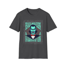 Load image into Gallery viewer, Halloween Vampire T-Shirt | Unisex Softstyle Tee, Spooky Shirt, Halloween Costume, Men's & Women's Apparel, Fun Gift