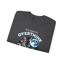 Load image into Gallery viewer, Overthinker Unisex Crewneck Sweatshirt - Cozy Gift for Deep Thinkers, Halloween, Cozy Nights, Thoughtful Apparel, Oversized Sweater