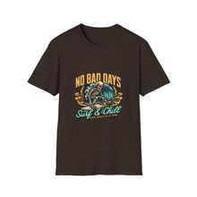 Load image into Gallery viewer, No Bad Days Surf & Chill T-Shirt, Unisex Tee, Summer Vibes Apparel, Casual Beach Shirt, Gift for Surfers, Relaxed Fit T-Shirt