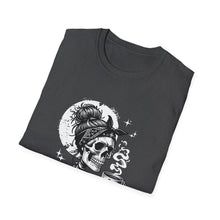 Load image into Gallery viewer, Gothic Skull T-Shirt, Edgy Casual Tee, Halloween Apparel, Unisex Graphic Shirt, Alternative Fashion, Spooky Style