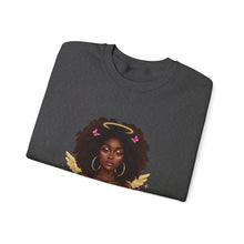 Load image into Gallery viewer, Black History African American Woman Gods Favorite Baddie Sweatshirt, Black Princess Self Love Crewneck Pullover, Unisex Heavy Blend Jumper,