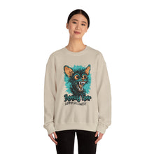 Load image into Gallery viewer, Cozy Halloween Sweatshirt, Beastly Fear Crewneck, Unisex Fall Apparel, Spooky Season Fashion, Halloween Gift Idea