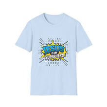 Load image into Gallery viewer, Superhero Jesus T-Shirt, Christian Graphic Tee, Unisex Softstyle Shirt, Religious Apparel, Faith-Based Gift, Casual Wear