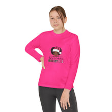 Load image into Gallery viewer, Christmas Kids Long Sleeve Tee, Just A Girl Who Loves Holiday Shirt, Children's Gift, Festive Youth Top, Winter Apparel