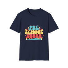 Load image into Gallery viewer, Playful Preschool Squad T-Shirt, Unisex Graphic Tee for Kids, Fun Birthday Gift, Back to School Apparel, Cute Family Outfit