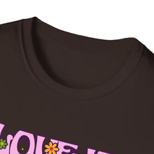 Load image into Gallery viewer, Pride Month T-Shirt, Love Is Love Graphic Tee, Unisex LGBTQ+ Apparel, Softstyle Pride Shirt, Inclusive Fashion, Celebratory Gift