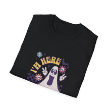 Load image into Gallery viewer, Halloween Ghost T-Shirt, Unisex Softstyle, Funny Boo Shirt, Halloween Costume, Spooky Season Apparel, Gift for Ghost Lovers
