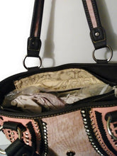 Load image into Gallery viewer, Montana West Concealed Weapons Pink And Brown Shoulder Purse with Wallet