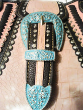 Load image into Gallery viewer, Montana West Concealed Weapons Pink And Brown Shoulder Purse with Wallet