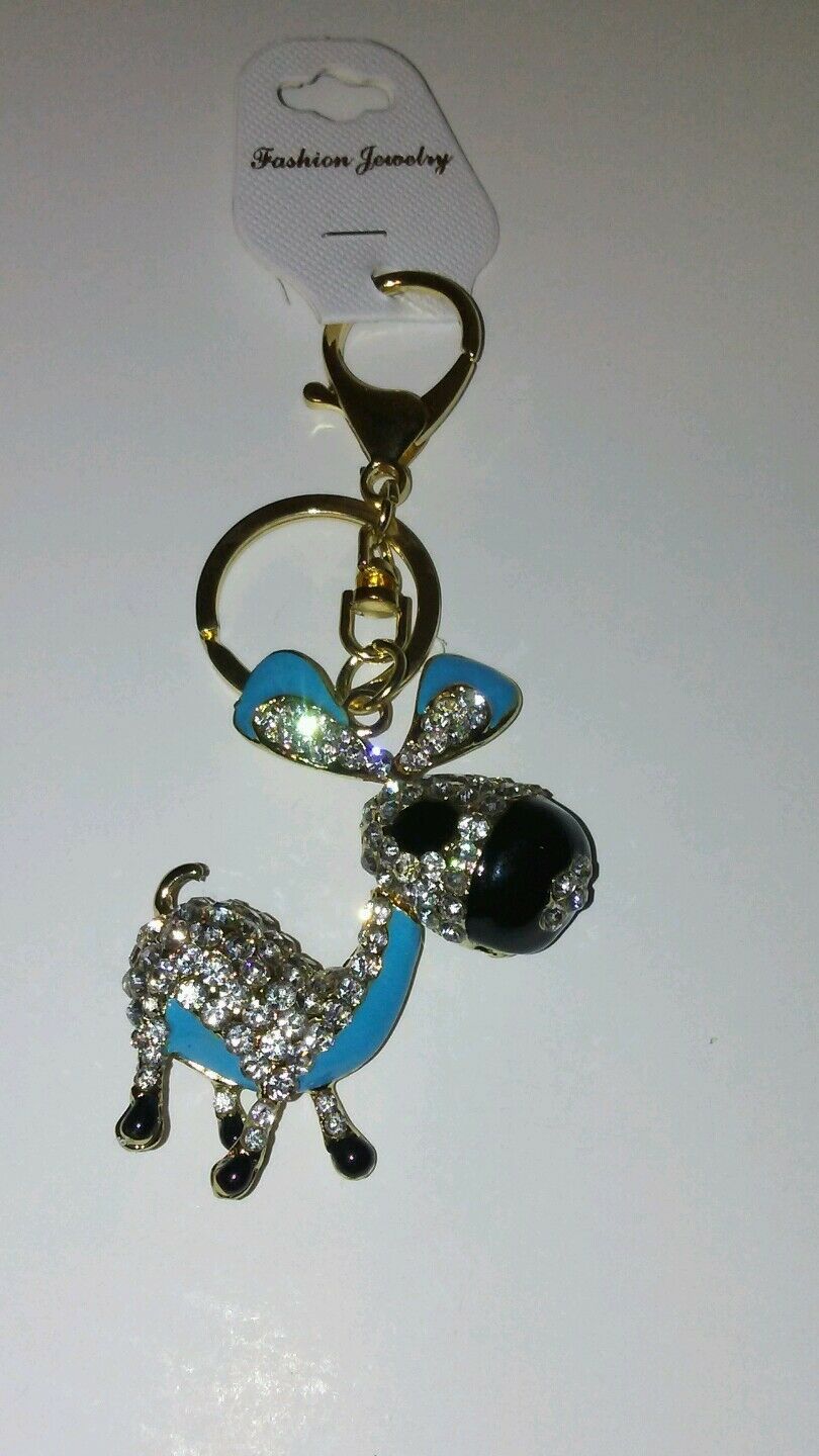 Mystical Blue Pony Key Chain