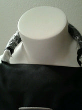 Load image into Gallery viewer, Womens Black/ Tan Two Tone Satchel Crossbody Messenger Purse