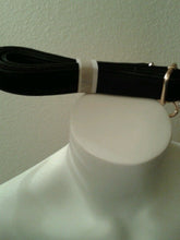 Load image into Gallery viewer, Womens Black/ Tan Two Tone Satchel Crossbody Messenger Purse