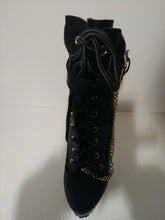Load image into Gallery viewer, Womens Sheikh Black Short Ankle Boots 5 1/2
