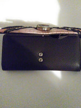 Load image into Gallery viewer, Montana West Concealed Weapons Pink And Brown Shoulder Purse with Wallet