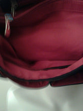 Load image into Gallery viewer, Womens Black/ Tan Two Tone Satchel Crossbody Messenger Purse