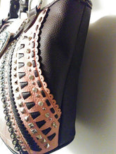Load image into Gallery viewer, Montana West Concealed Weapons Pink And Brown Shoulder Purse with Wallet