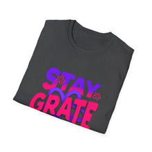 Load image into Gallery viewer, Stay Grateful Unisex Softstyle T-Shirt - Inspirational Tee for Everyday Wear, Gift for Him/Her, Positive Vibes, Gratitude Shirt
