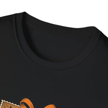 Load image into Gallery viewer, Halloween-Themed Unisex Softstyle T-Shirt, Spooky Graphic Tee, Trick or Treat Shirt, Fall Festival Apparel, Ghostly Vibe Wear
