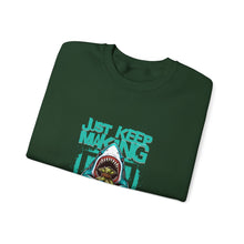 Load image into Gallery viewer, Just Keep Making Money Sweatshirt, Cool Crewneck for Entrepreneurs, Funny Gift for Hustlers, Casual Unisex Apparel, Perfect for [...]
