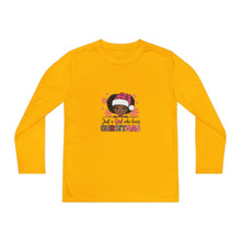 Load image into Gallery viewer, Christmas Kids Long Sleeve Tee, Just A Girl Who Loves Holiday Shirt, Children's Gift, Festive Youth Top, Winter Apparel
