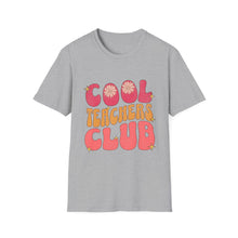 Load image into Gallery viewer, Cool Teachers Club T-Shirt, Teacher Appreciation Gift, Back-to-School Shirt, Fun Teacher Tee, Casual Classroom Attire

