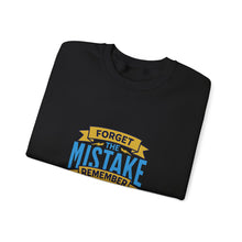 Load image into Gallery viewer, Inspirational Crewneck Sweatshirt, Forget the Mistake Remember the Lesson Hoodie, Motivational Gift, Cozy Apparel, Unisex Sweatshirt, [...]
