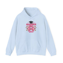Load image into Gallery viewer, Graduate Girl 2025 Hooded Sweatshirt, Unisex Graduation Gift, Cute Hoodie for Graduates, Cozy Sweatshirt for Celebrations, Graduation [...]
