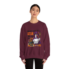 Load image into Gallery viewer, Halloween Unisex Sweatshirt - "On My Way to Stir the Pot" Funny Graphic Top, Cozy Fall Apparel, Gift for Witch Lovers, Halloween [...]
