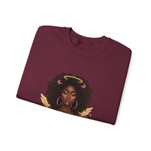 Load image into Gallery viewer, Black History African American Woman Gods Favorite Baddie Sweatshirt, Black Princess Self Love Crewneck Pullover, Unisex Heavy Blend Jumper,
