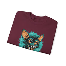 Load image into Gallery viewer, Cozy Halloween Sweatshirt, Beastly Fear Crewneck, Unisex Fall Apparel, Spooky Season Fashion, Halloween Gift Idea
