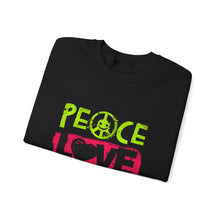 Load image into Gallery viewer, Peace Love Empathy Sweatshirt | Unisex Cozy Crewneck | Inspirational Gift | Casual Wear | Everyday Comfort
