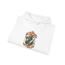 Load image into Gallery viewer, Surfer Adventure Unisex Hoodie, Beach Apparel, Ocean Lover Gift, Summer Fashion, Gift for Him/Her

