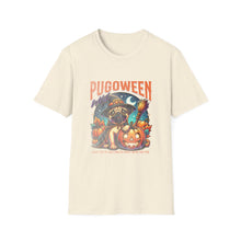 Load image into Gallery viewer, Funny Quote Halloween Pug Unisex Softstyle T-Shirt, Cute Pug Tee, Halloween Dog Shirt, Funny Halloween Quote Top, Pug Lover Gift
