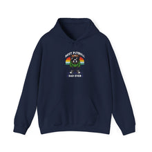 Load image into Gallery viewer, Rainbow Pride Hoodie with Cute Dog Design, Unisex Heavy Blend Sweatshirt, LGBT Gift, Cozy Casualwear, Animal Lover Apparel

