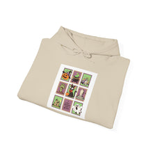 Load image into Gallery viewer, Botanical Collage Hoodie - Cozy Unisex Heavy Blend Sweatshirt, Gifts for Plant Lovers, Nature Lovers, Eco-Friendly Fashion, Unique Artwork
