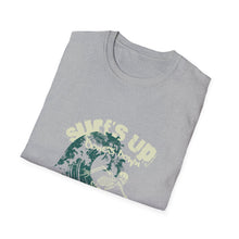 Load image into Gallery viewer, Surf's Up Unisex Softstyle T-Shirt, Beach Vibe Apparel, Summer Wardrobe Essential, Gift for Surfers, Casual Tee
