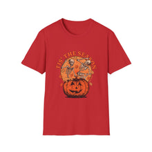 Load image into Gallery viewer, Halloween Pumpkin Unisex T-Shirt | Festive Tee for Fall, Spooky Season Wear, Casual Halloween Outfit, Trick or Treat Shirt, Gift for [...]
